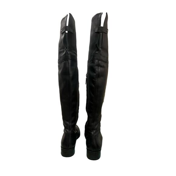 MATISSE BLACK LEATHER KNEE HIGH BOOTS SIZE 8.5 - Picture 2 of 7